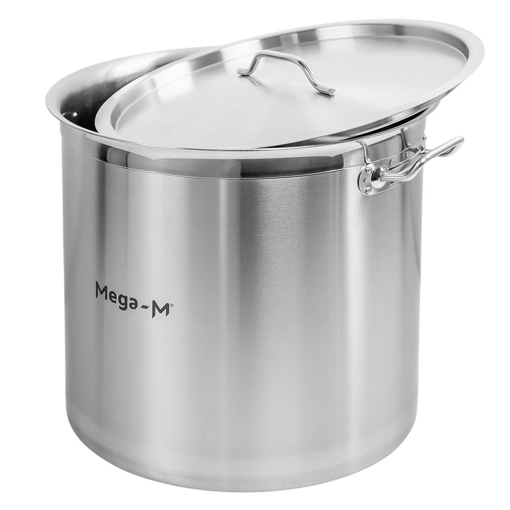 Mega-M Pro pentola acciaio inox con coperchio 36 L 36x36 cm