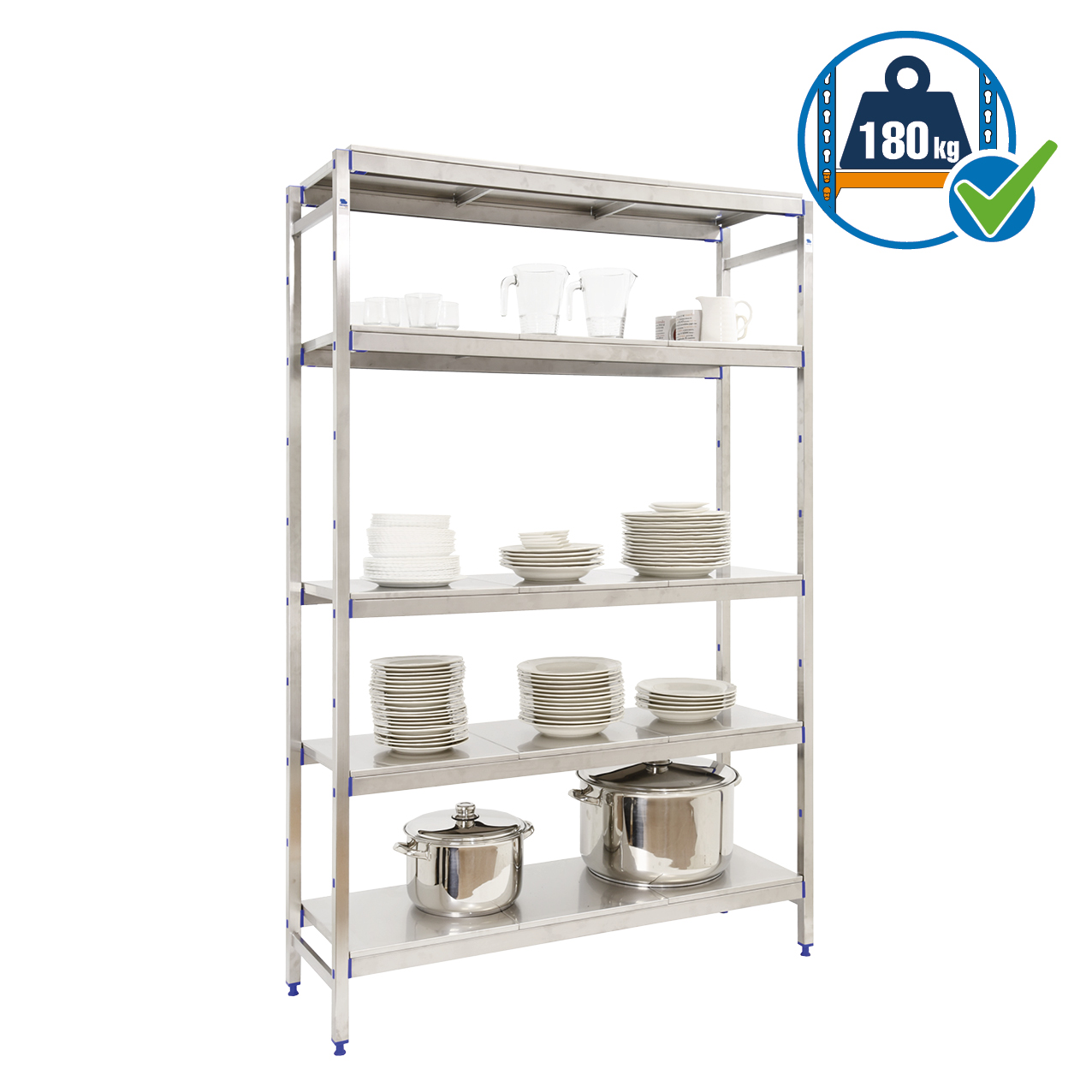 Simonrack SimonInox SS 5 scaffale inox 5 ripiani iniziale
