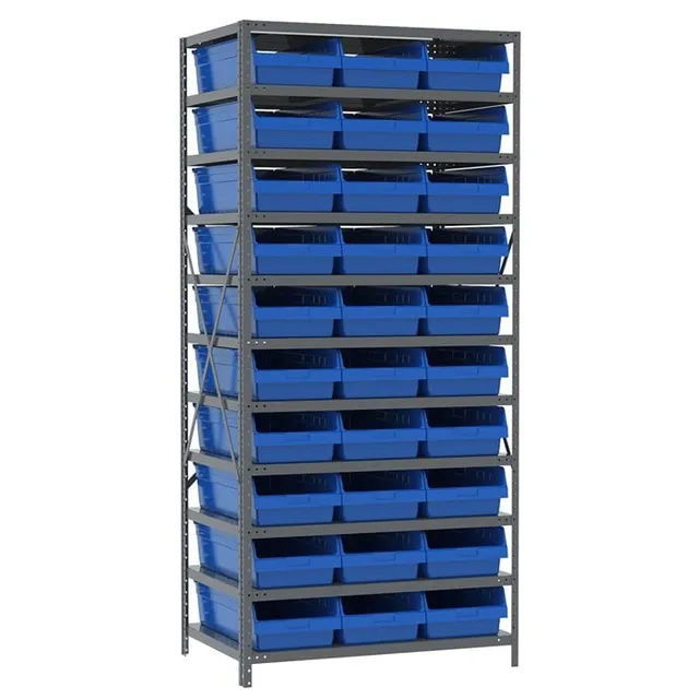 Akro-Mils AS2479014 scaffalatura metallo 11 ripiani 30 box