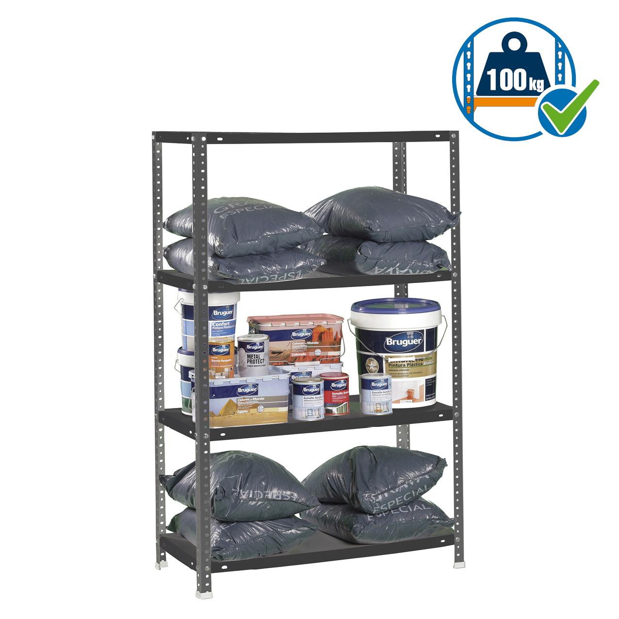 Simonrack SimonClassic Comfort 4 scaffale 4 ripiani 100 kg