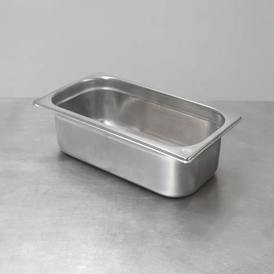 Bacinella GN 1/3 acciaio 32,5x17,6x10 cm gastronomia