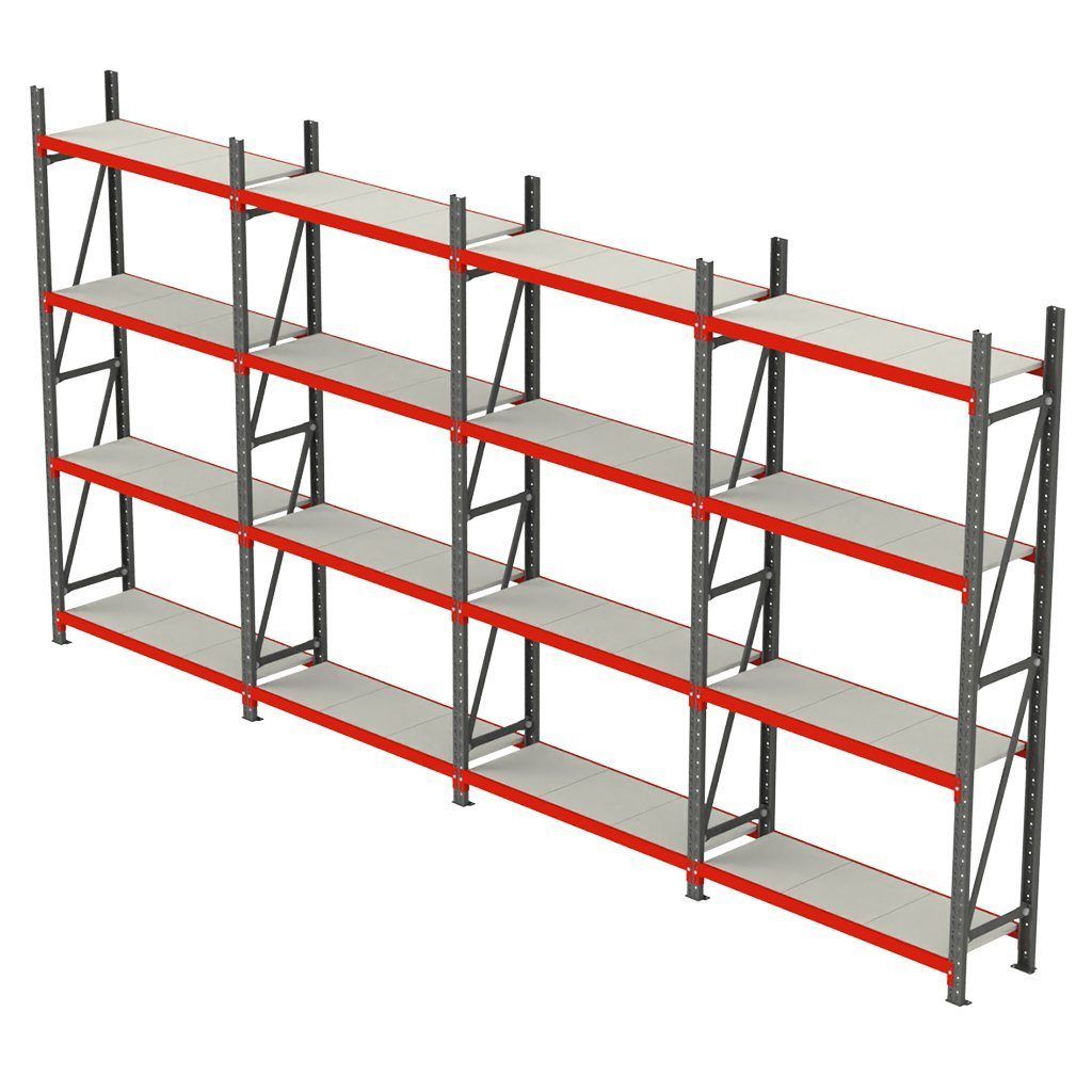 Mega-M Fortis H-240 scaffale magazzino 642,5x40 cm 16 ripiani