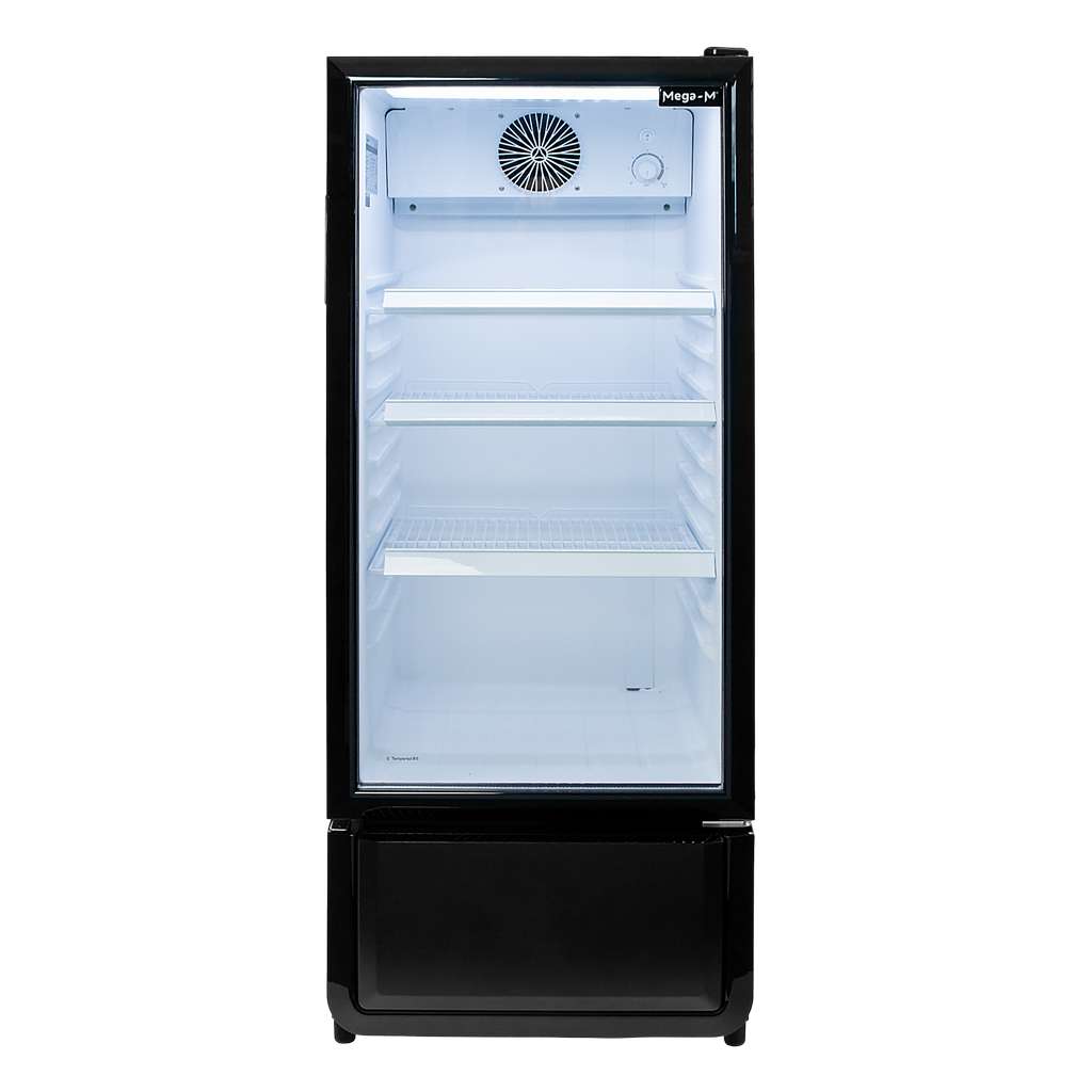 Mega-M Diego i54 frigo vetrina 1 porta 200L LED nero