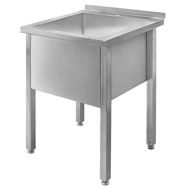 Mega-M lavello gastronomia 1 vasca 60x60x85 inox saldato