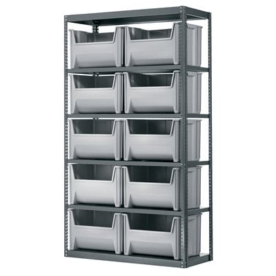 Akro-Mils AS187913017 scaffale acciaio 6 ripiani 12 box