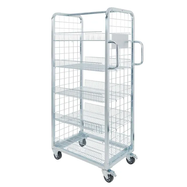 Forkberg Sortus carrello a ripiani 5 ripiani 150 kg zincato