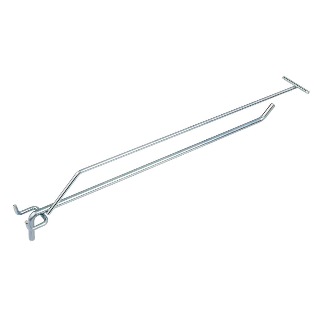 Mega-M Gancio Espositore Singolo 30 cm Zincato Portaprezzo