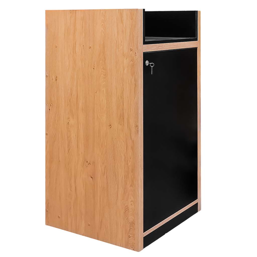 Mega-M mobile pattumiera portavassoi rovere 62x58 cm