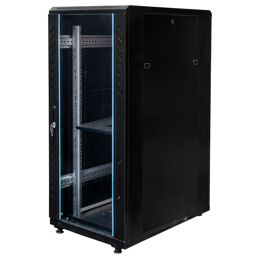 Mega-M Armadio Rack 19 Pollici 28U 60x80 cm Nero