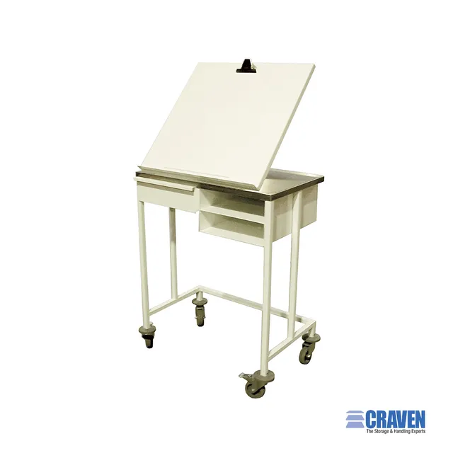 Craven WNT carrello portacartelle reparto con cassetto inox