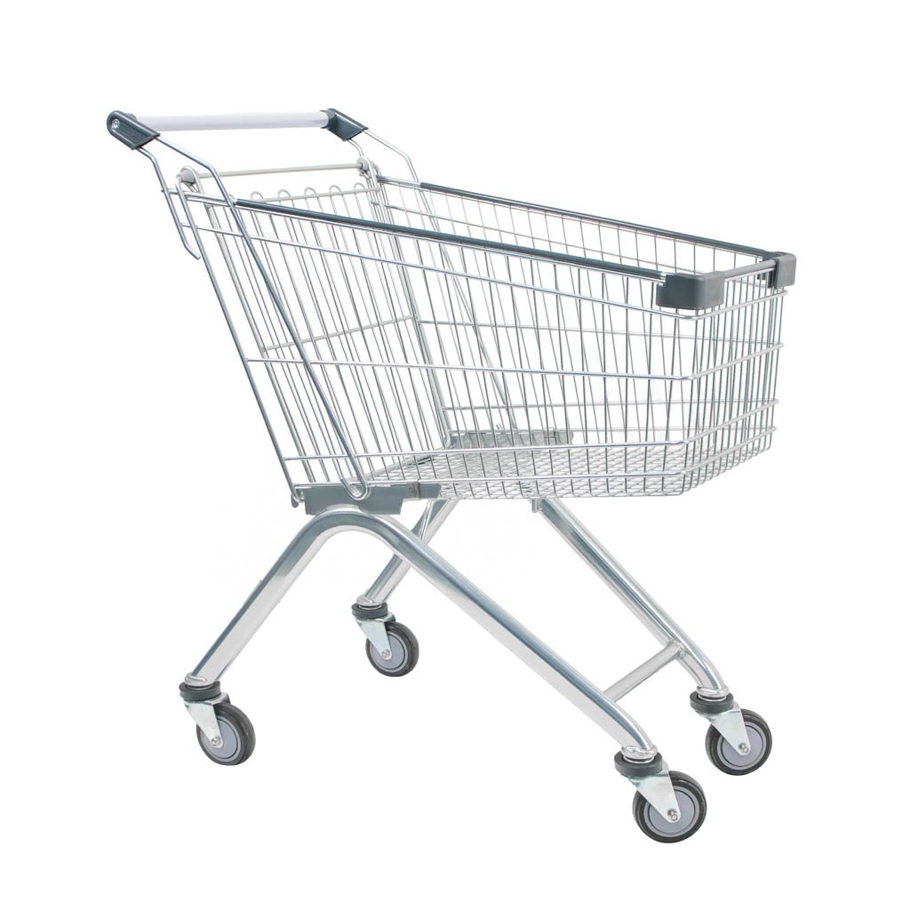 Mega-M YR 95L carrello spesa zincato 50 cm set 6 pezzi