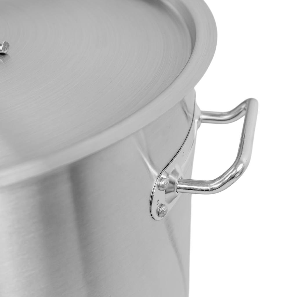 Mega-M Standard pentolone acciaio 71L 45x45 con coperchio