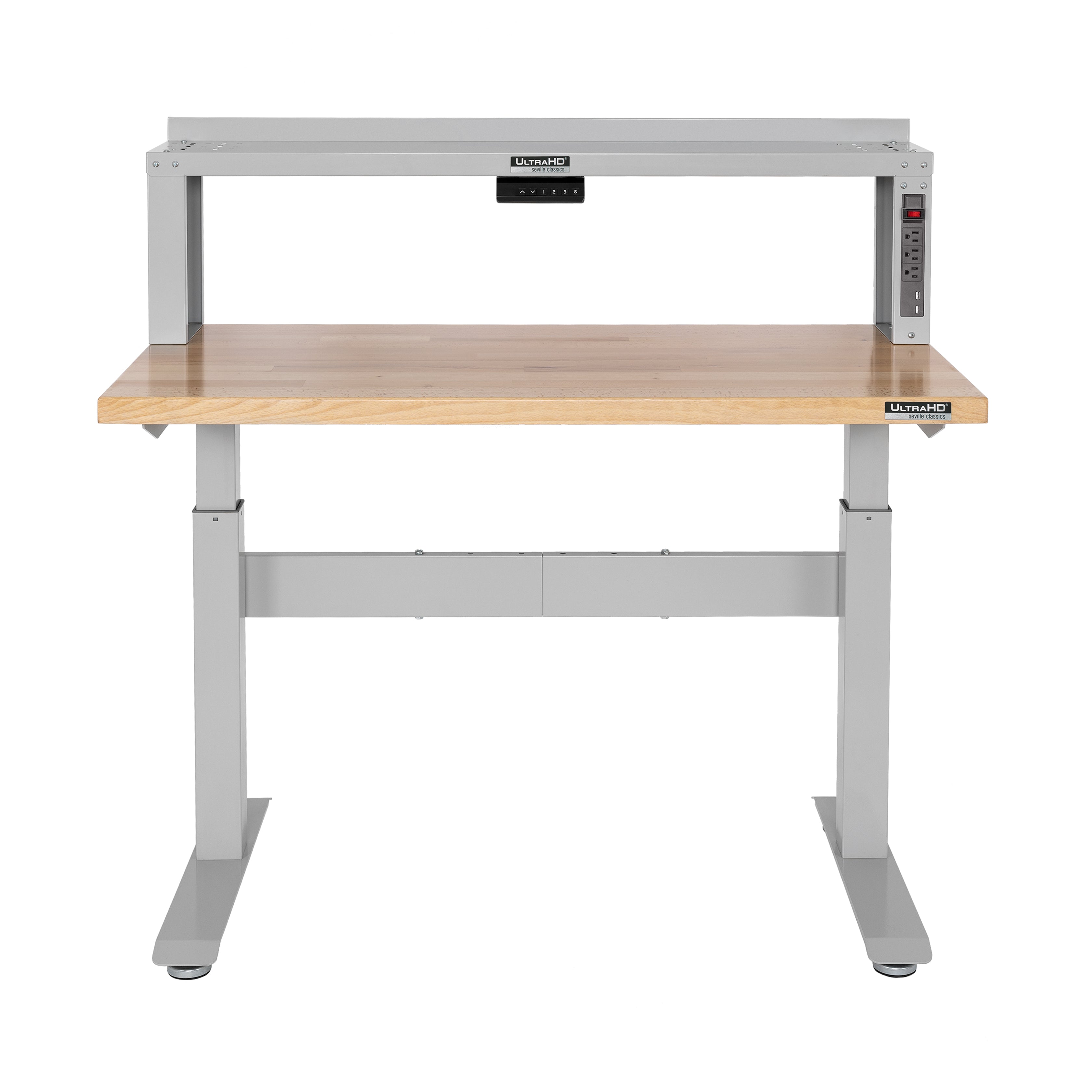 Seville Classics UltraHD banco lavoro regolabile 122x61 cm legno