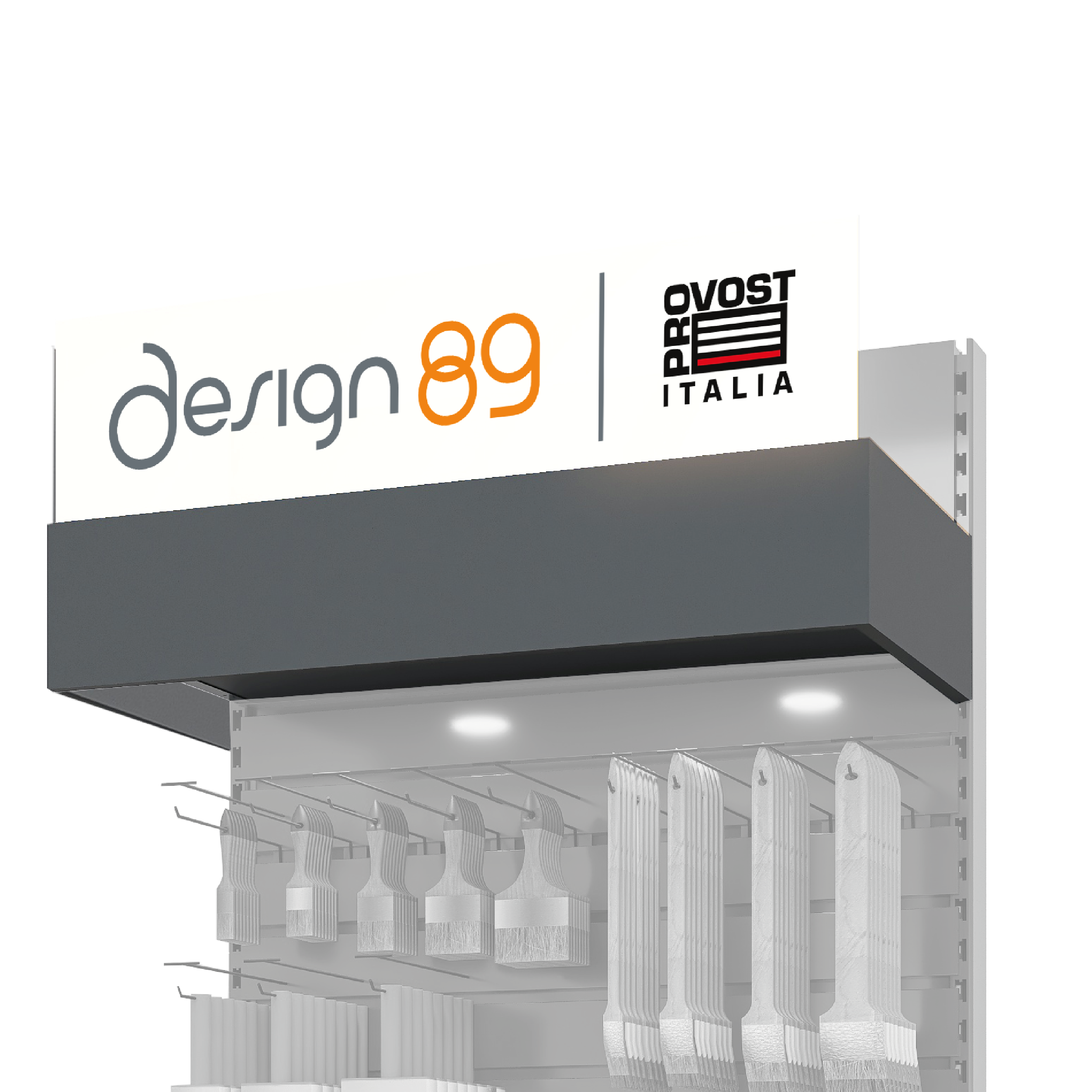 Design89 Velette e tettucci per scaffalature
