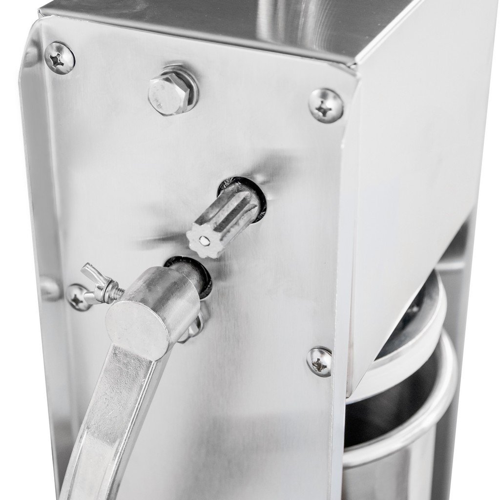 Mega-M insaccatrice manuale verticale 5 L inox 4 imbuti