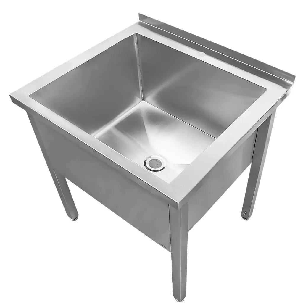 Mega-M Lavatoio Gastronomico 1 Vasca 80x60x85 Inox