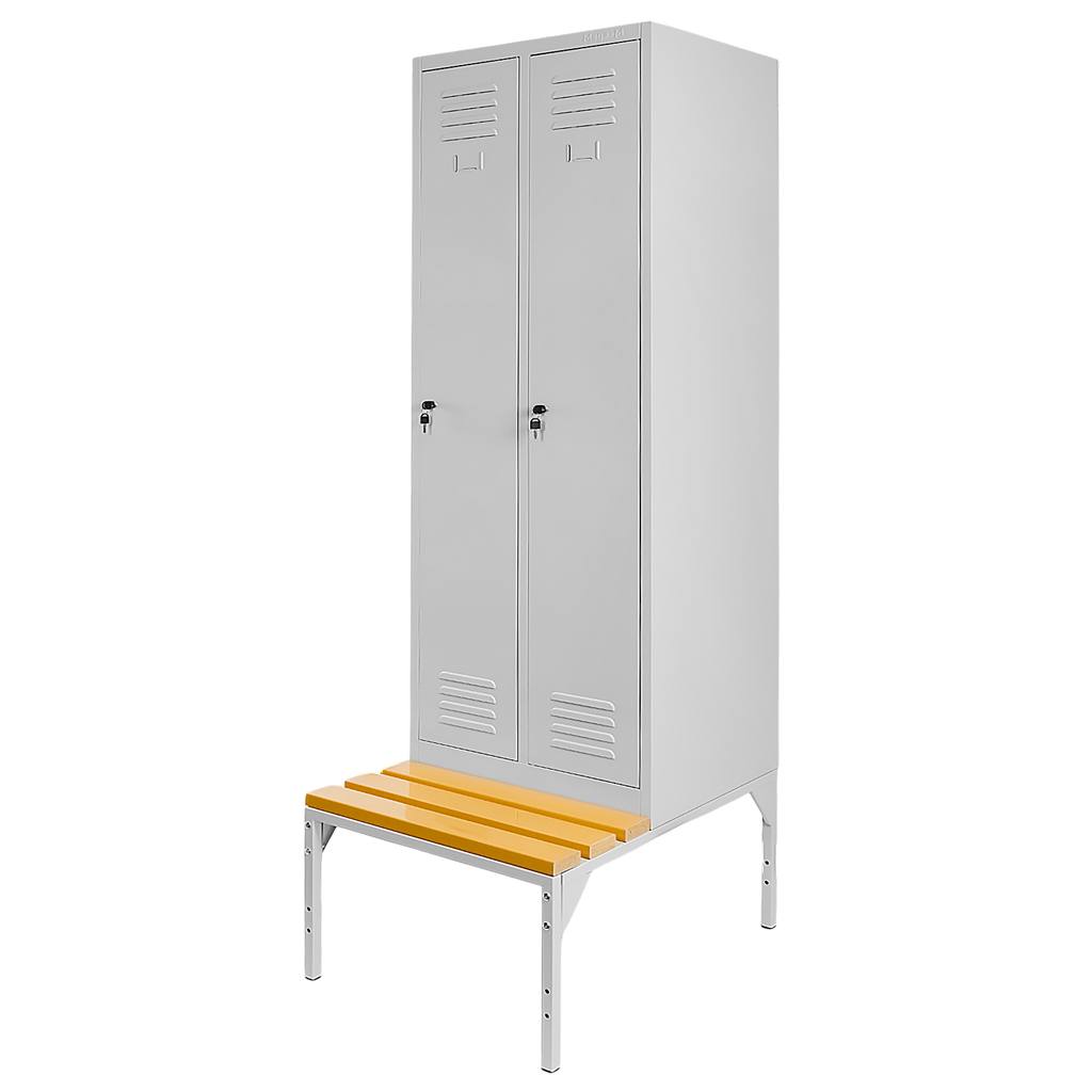 Mega-M 80 base panca WPC 80x80x43 per armadietto spogliatoio