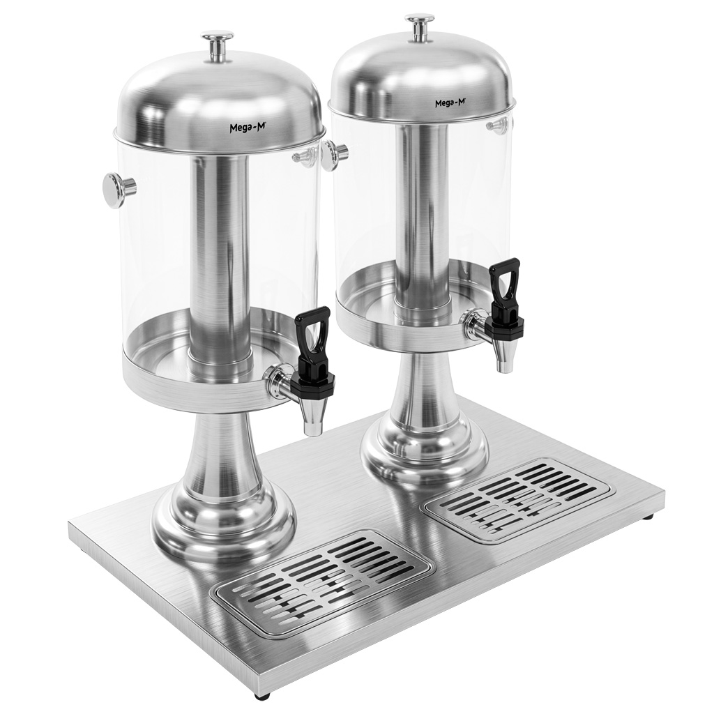 Mega-M 2x8L dispenser bevande doppio 16 L acciaio