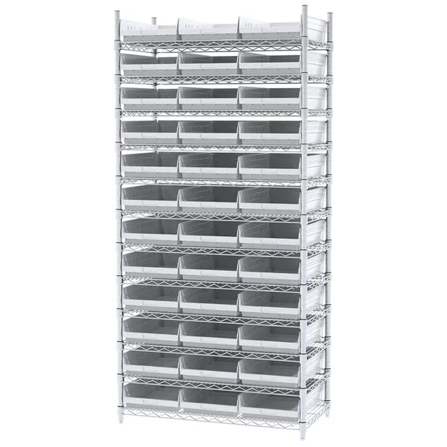 Akro-Mils AWS183630178 scaffale filo con 36 bin