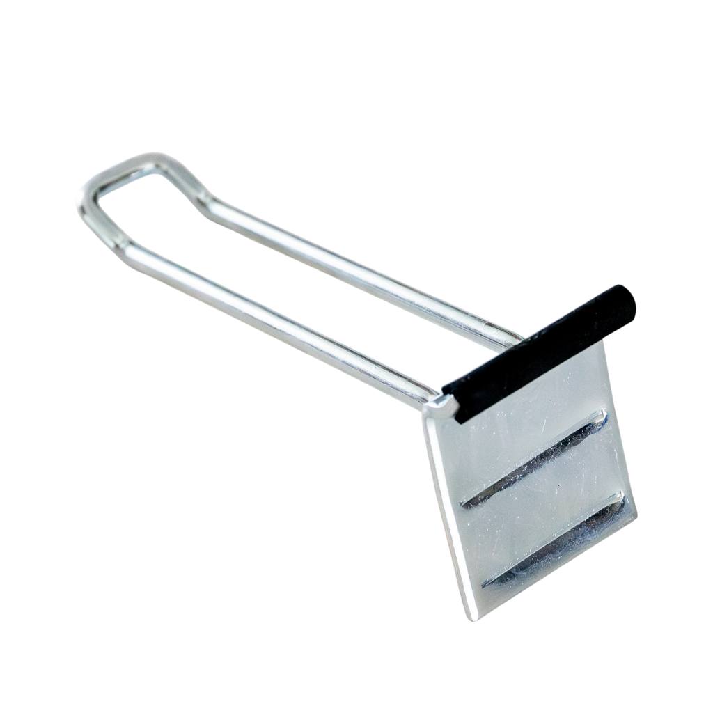 Space Wall gancio doppio pannello forato 10 cm zincato
