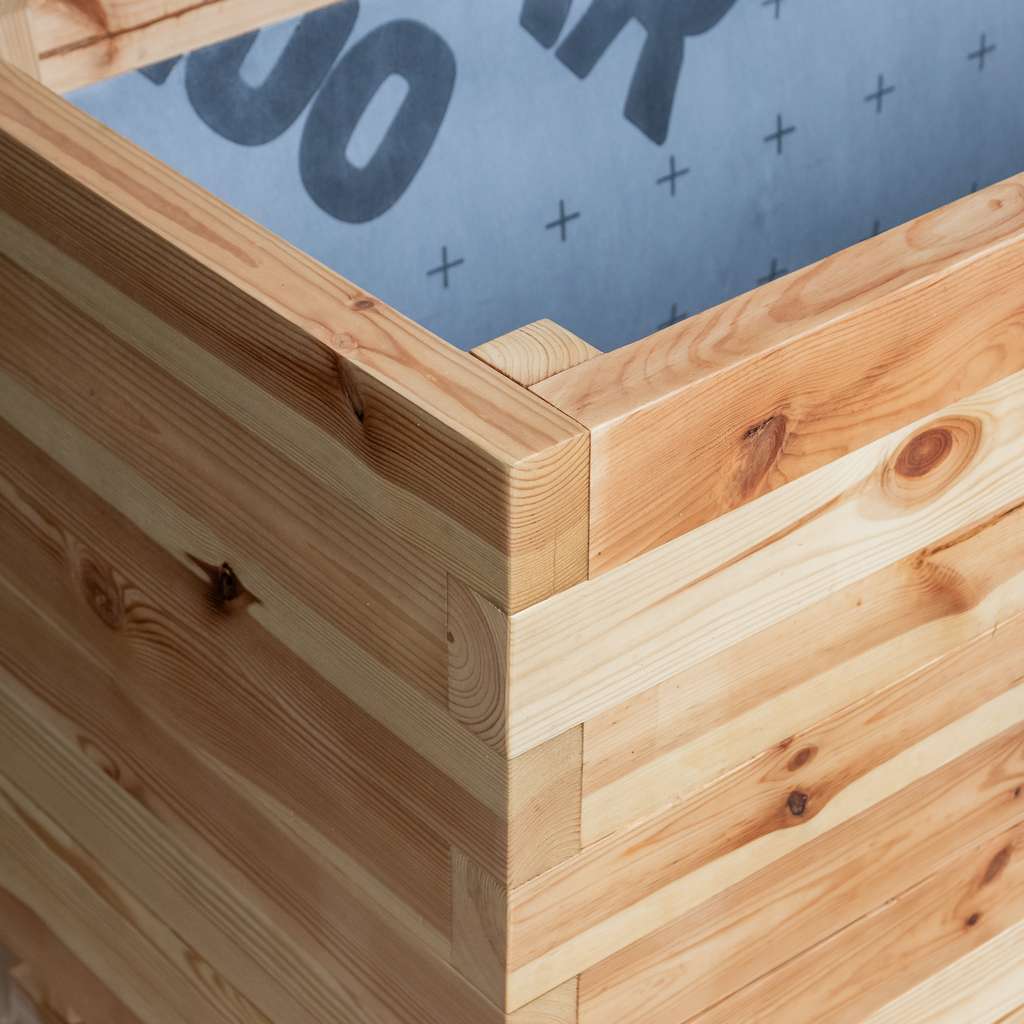 Mega-M fioriera legno rettangolare 120x60x74 cm