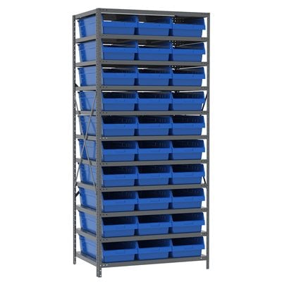 Akro-Mils AS2479014 scaffalatura metallo 11 ripiani 30 box