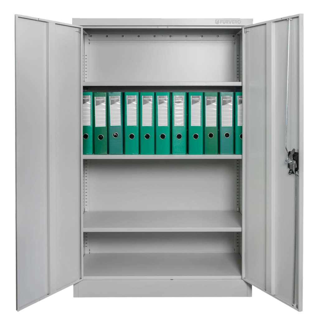 Furvero W-104 S/S armadio ufficio metallo grigio 90x40x140