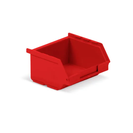 DR Scaffalature Compat 01 Contenitore Plastica Rosso 0,25 L