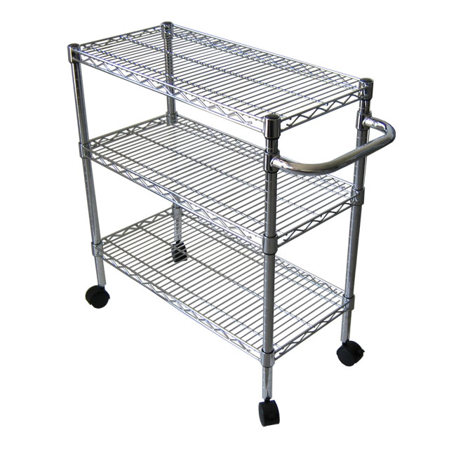 Agosistem Joy Troller carrello 3 piani 75x45x80 cm cromato