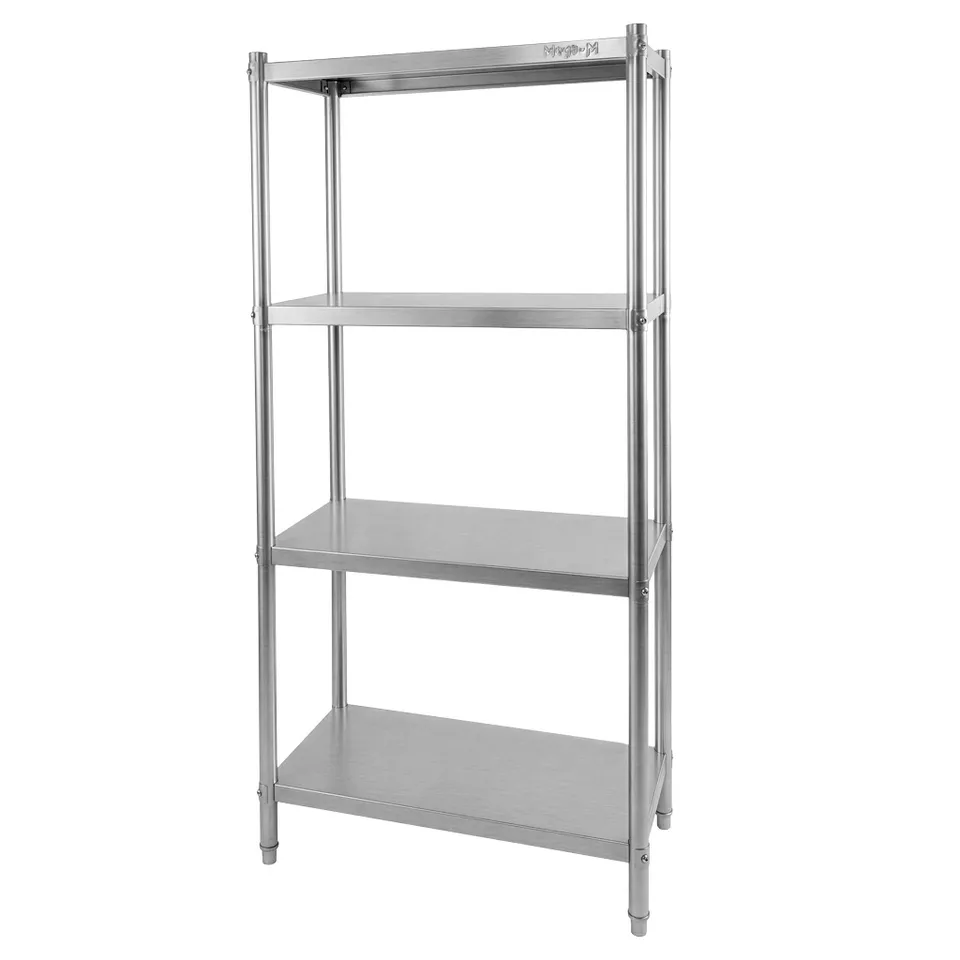 Mega-M X Standard Scaffale inox 4 ripiani 80x40x180 cm