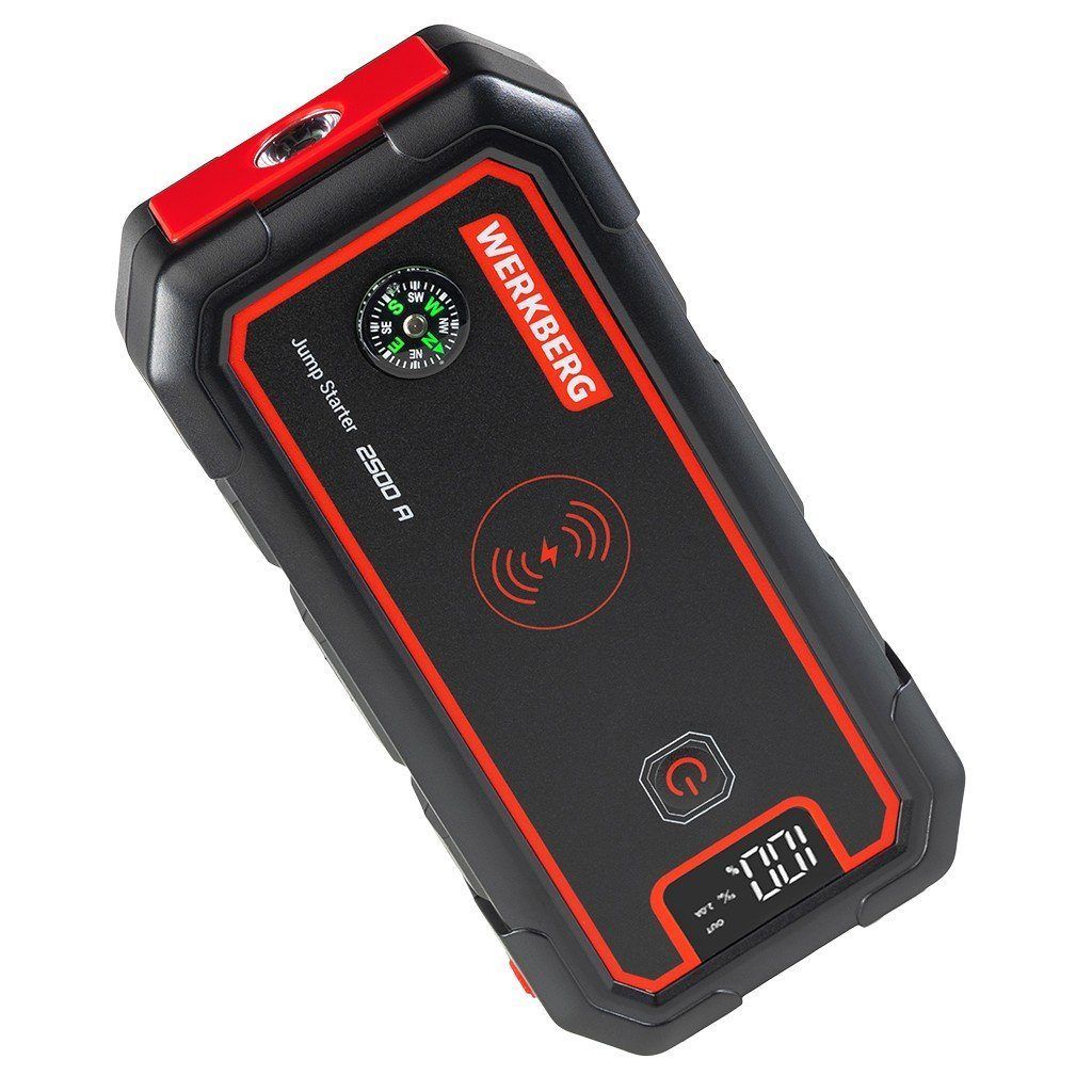 Werkberg AL005 avviatore batteria 23800mAh 2500A wireless
