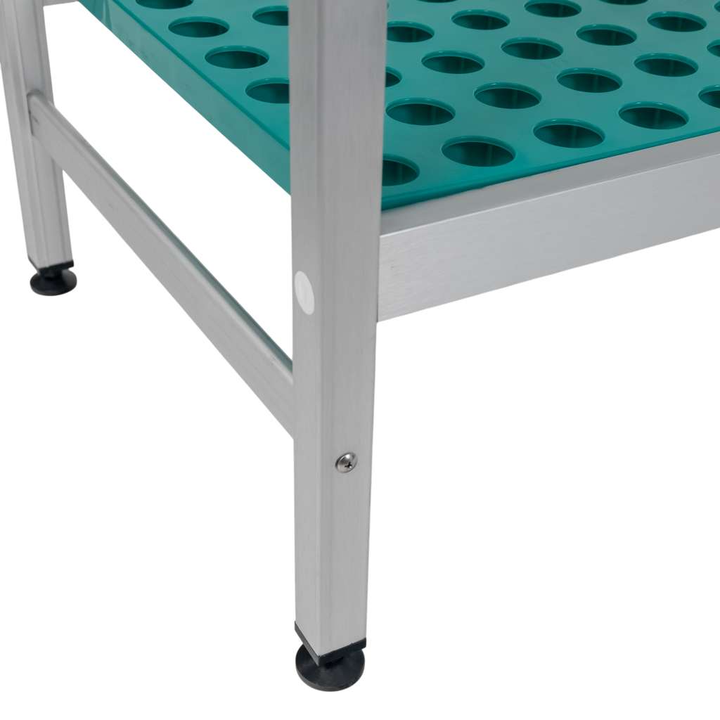 Mega-M Alufri Scaffale Alluminio 305x39x180 cm 4 Ripiani