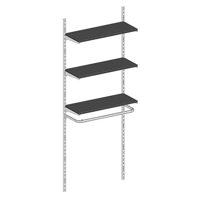 Agosistem Joker Kit 03 scaffale a muro 3 ripiani H240