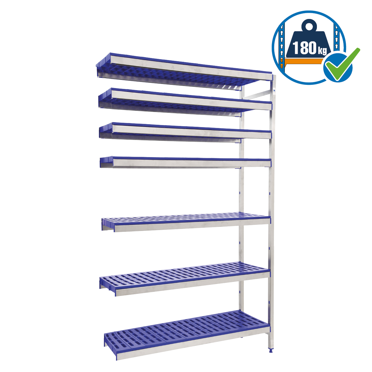 Simonrack SimonInox PP 7 scaffale aggiuntivo 7 ripiani