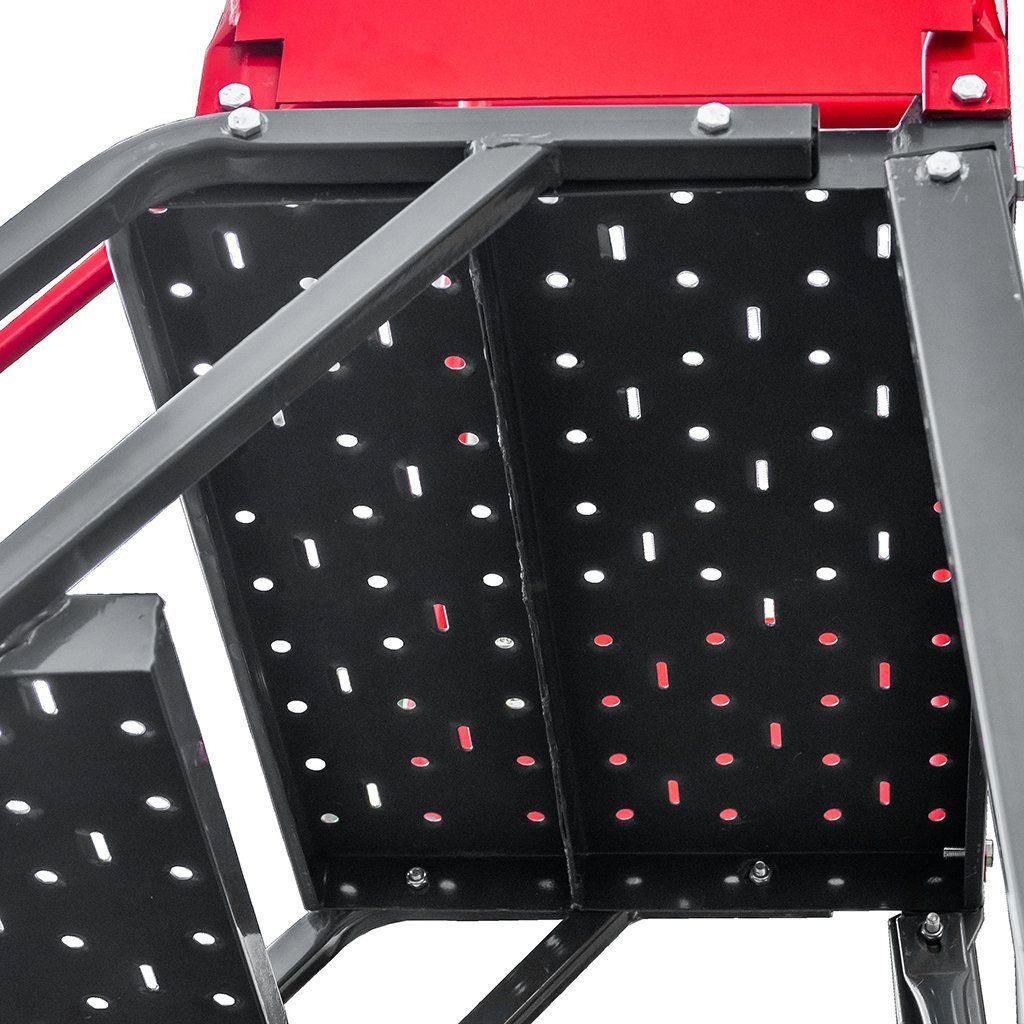 Mega-M H-102 scala magazzino 4 gradini con piattaforma