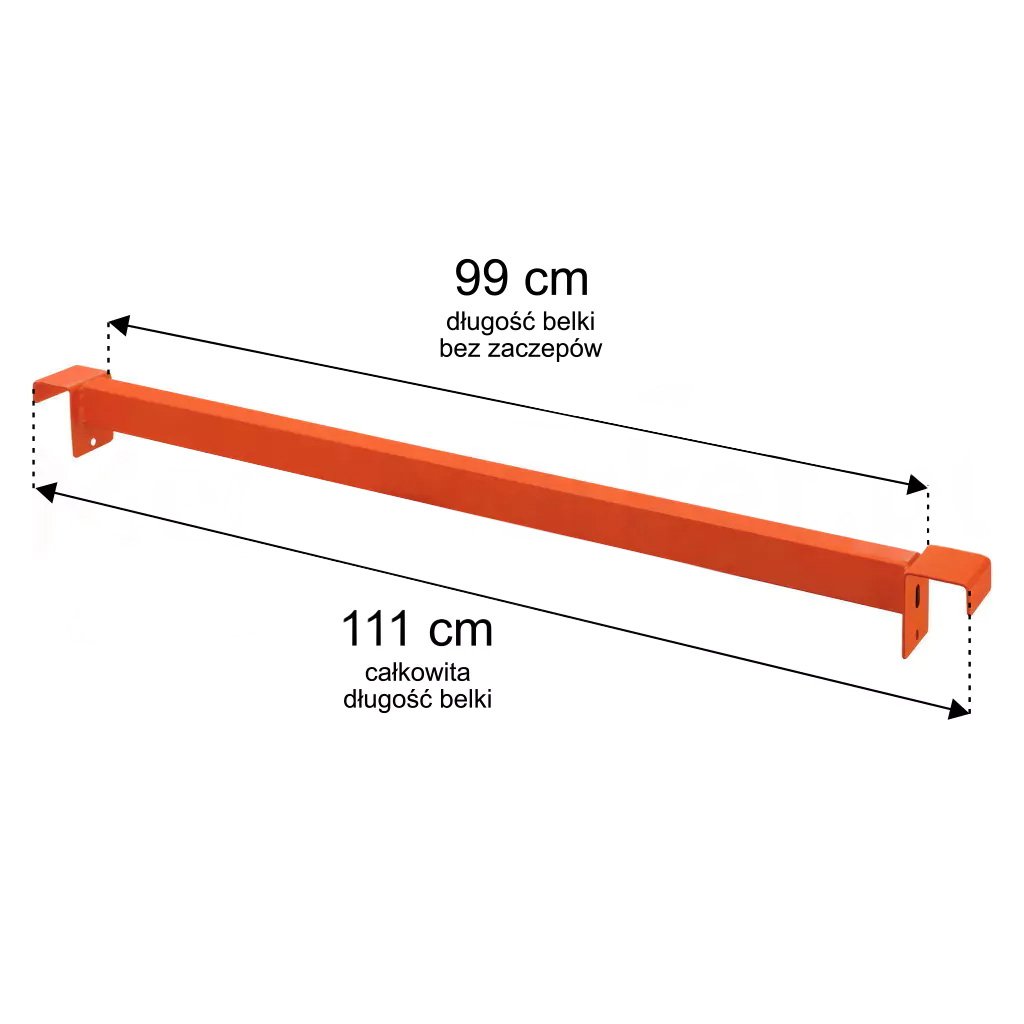 Mega-M Support traversa portapallet G-110 cm arancio
