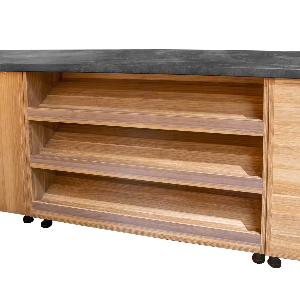 Mega-M banco cassa 290x60x113 cm rovere americano