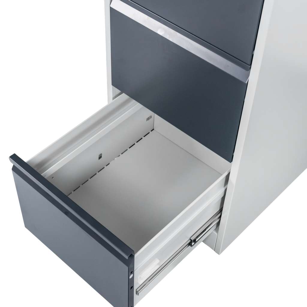 Furvero W4S S/G schedario metallo 4 cassetti grigio grafite 45cm