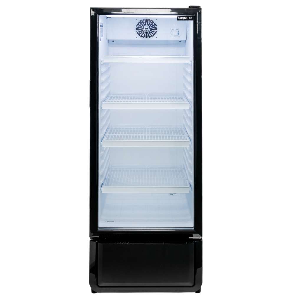 Mega-M DIEGO i54 Vetrina refrigerata 240L 1 porta LED nera