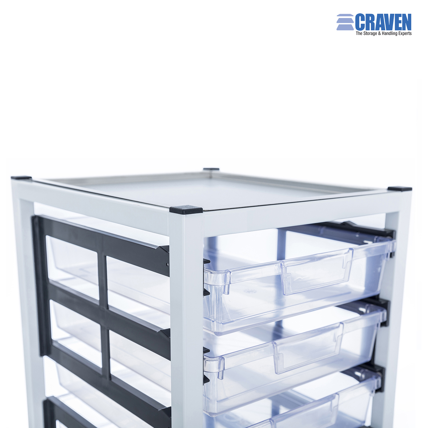 Craven M+ Single carrello medicazione bianco HIPS