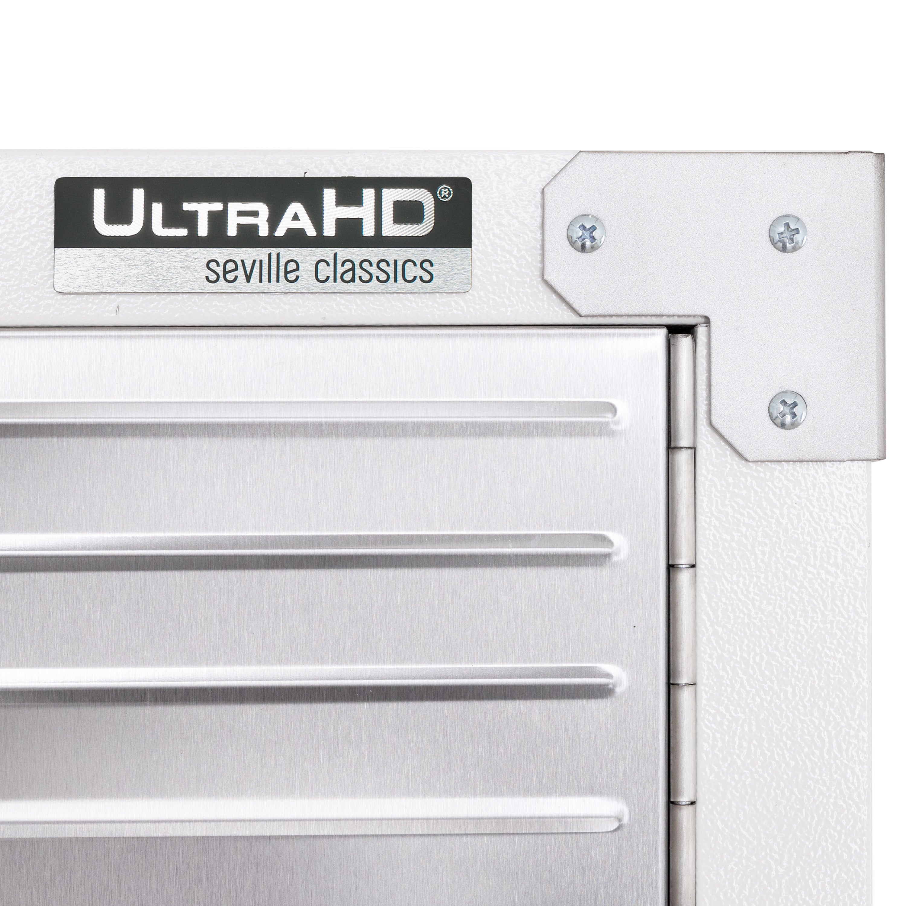 Seville Classics UltraHD armadio metallo bianco 3 ripiani ruote