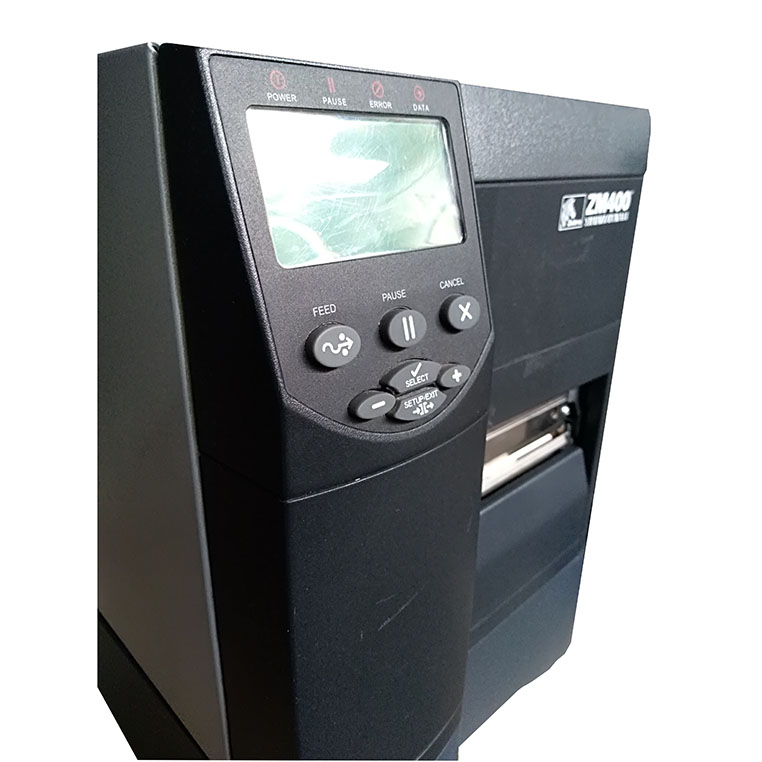 Zebra ZM400 LAN stampante etichette termotransfer usata