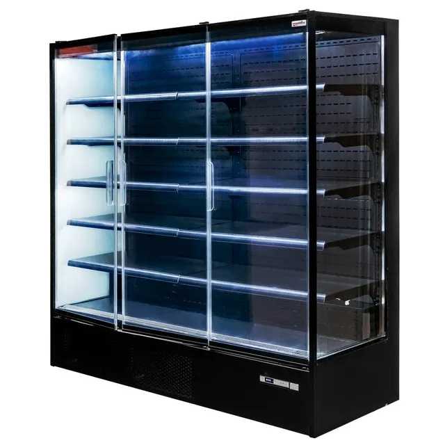Mega-M Hugo Plus IC Banco Frigo 193 cm Porte Vetro LED