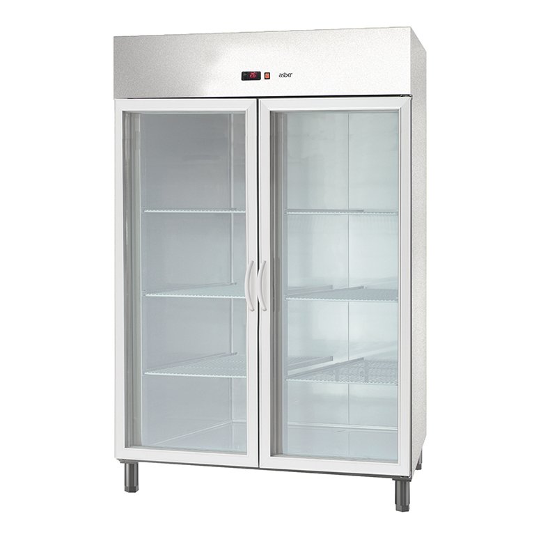 Asber ECP-G-1402 GD HC armadio frigo 2 porte vetro 1301 L