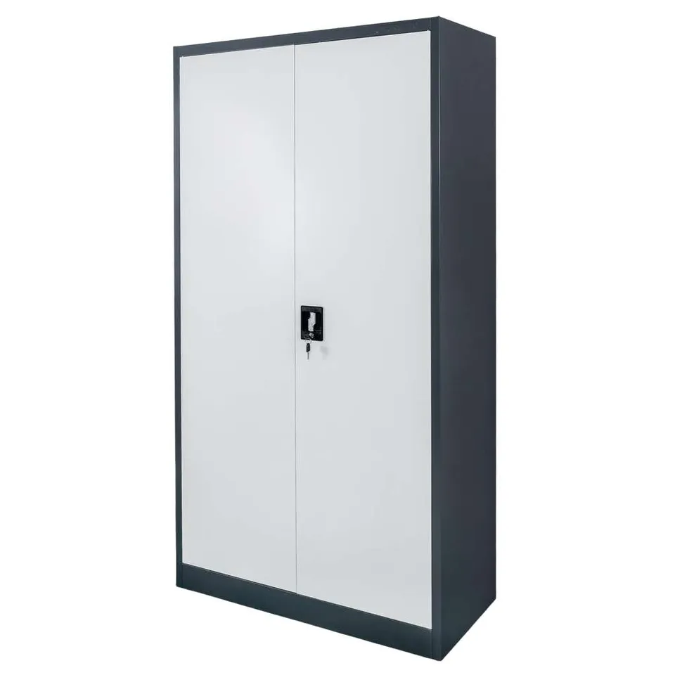 FURVERO W-101 G/S Armadio Ufficio 90x40x185 Grafite