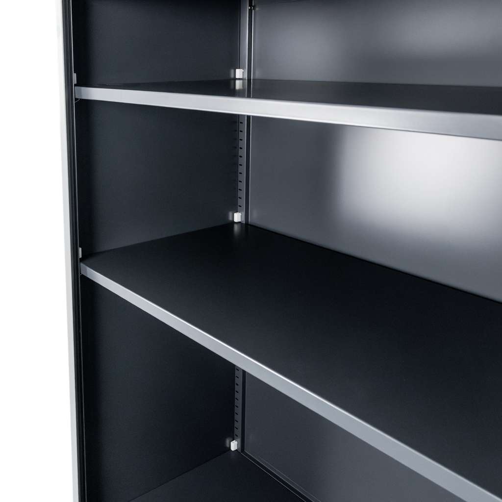 FURVERO W-101 G/S Armadio Ufficio 90x40x185 Grafite