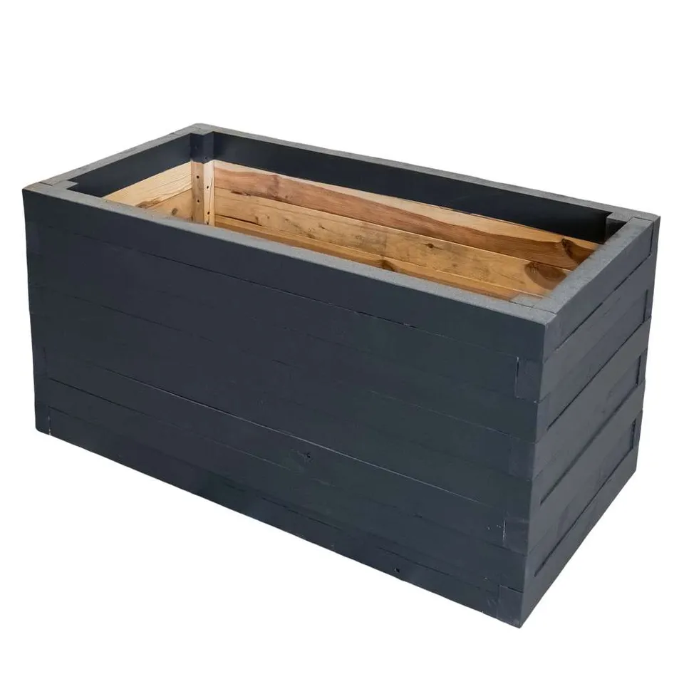 Mega-M Fioriera Legno 120x60x74 cm Antracite