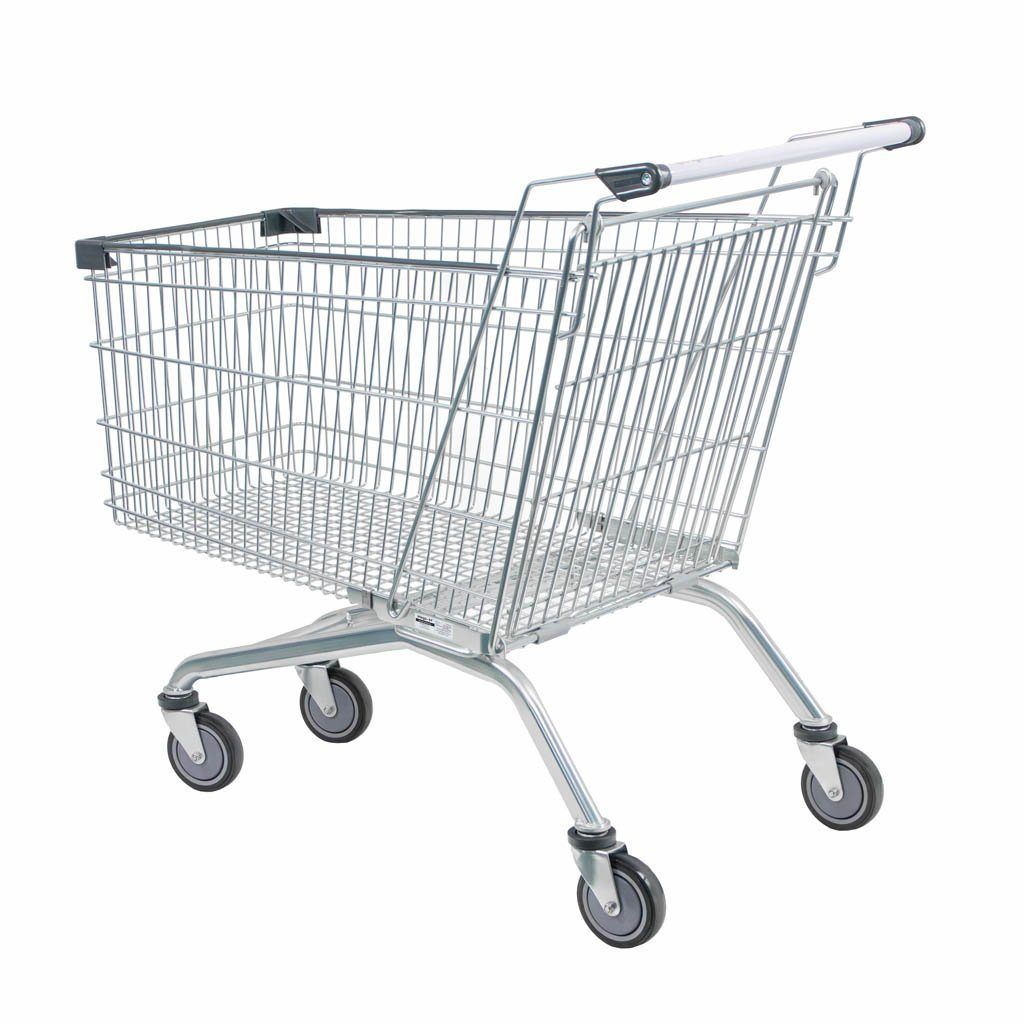 Mega-M YR 240L carrello spesa 240 litri 58 cm acciaio zincato