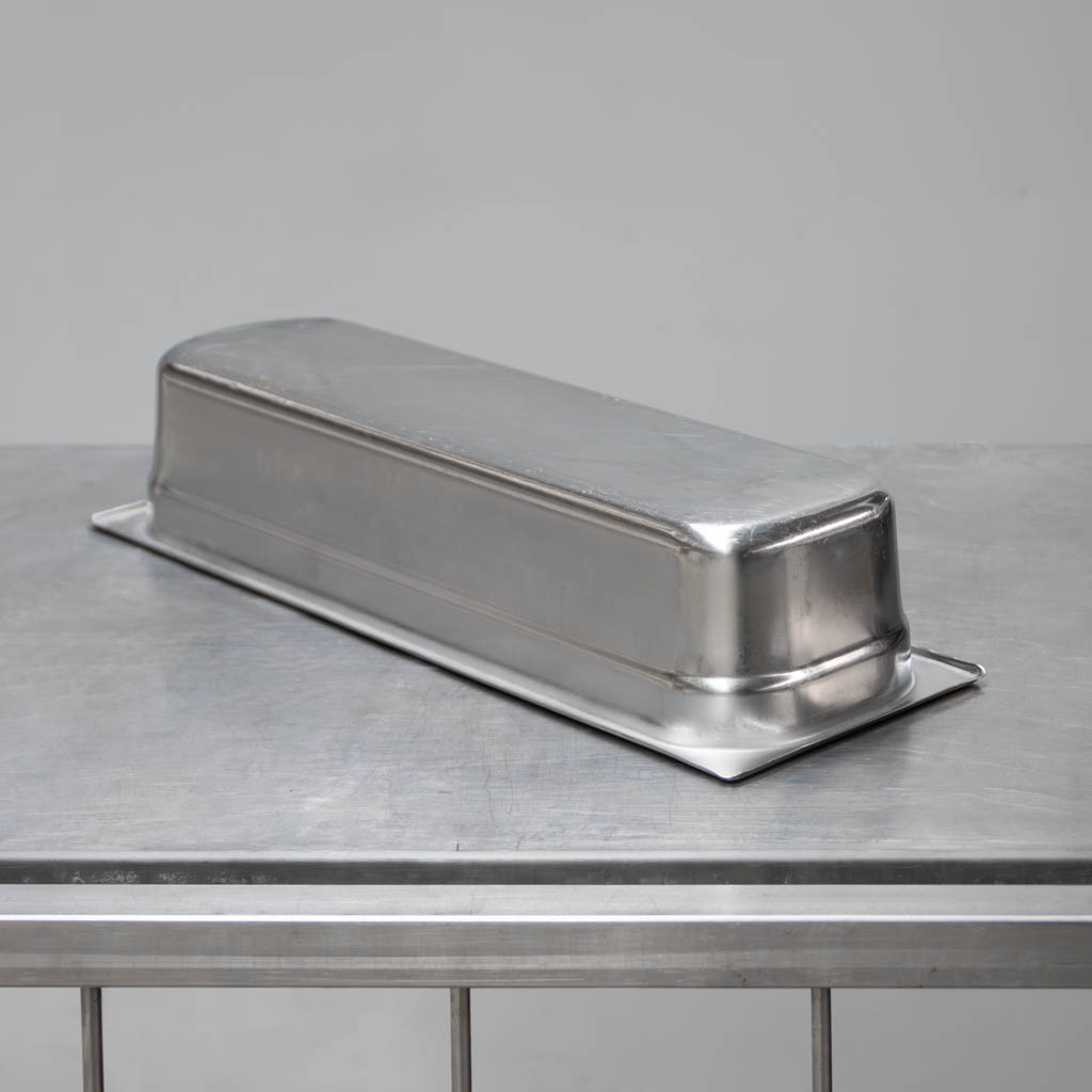 Contenitore GN 2/4 inox 16,2x53x10 cm usato