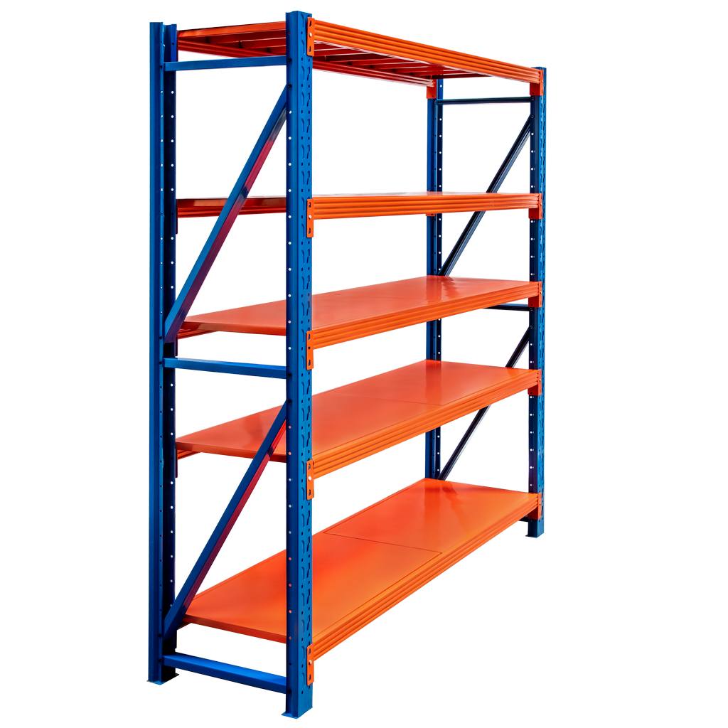 Mega-M Fortis Light scaffale metallo 5 ripiani 200x200x50